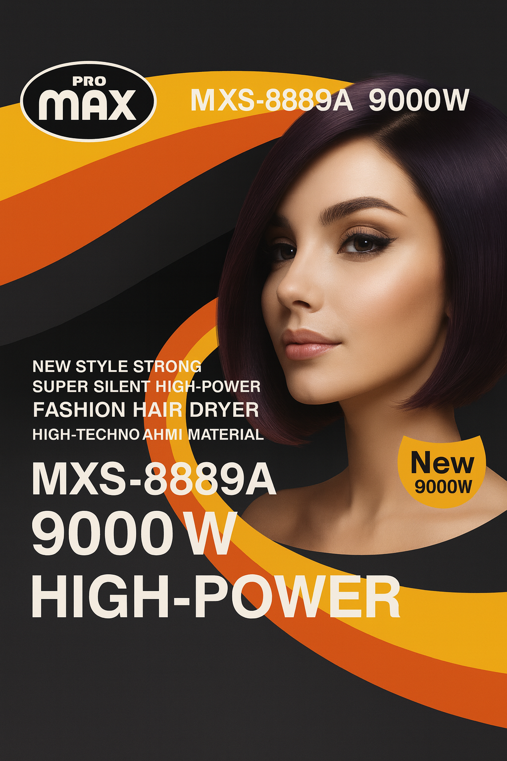 سشوار پرومکس 9000 وات مدل 8889