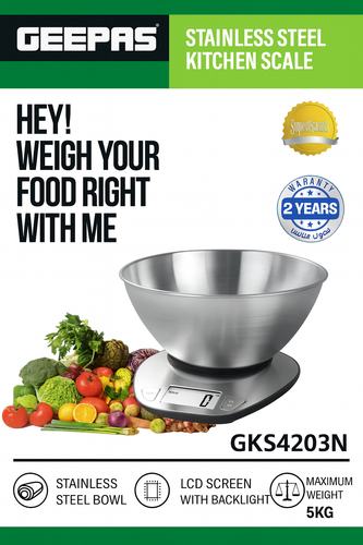 ترازو آشپزخانه جیپاس مدل GEEPAS GKS4203N (اصل)